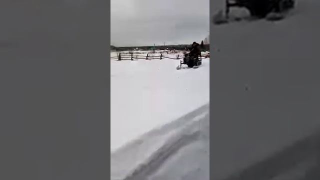 самодельный снегоход испытания Лифан 20 сил. смотреть онлайн