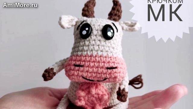 Амигуруми: схема Коровка. Игрушки вязаные крючком - Free crochet patterns. смотреть онлайн