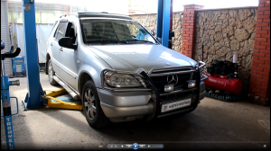 Замена прокладок крышек клапанов на Mercedes-Benz ML-320 W163 Мерседес М-класс 1999