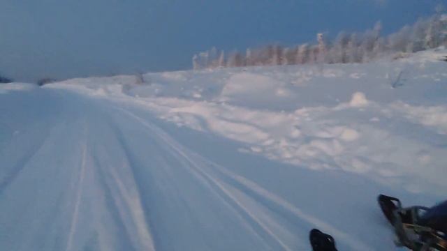 Внезапные покатушки на снегоходах до ЛЭП.Yamaha Venture и Irbis Dingo T-150. смотреть онлайн