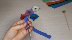 Поделка цветы из фоамирана. Астра из фоамирана легко и проста