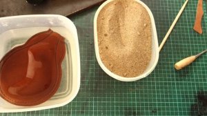 Работа с кожей. Фляжка из кожи. Часть 1. Leather flask.