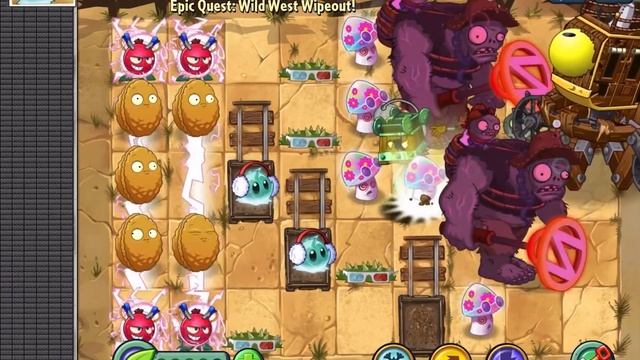 Easy win! Extra Hard Wild West Level 8, Plants vs. Zombies 2! смотреть онлайн