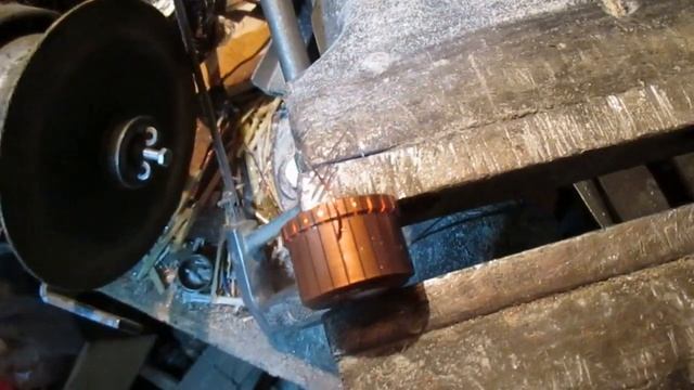 Цепная пила ИНТЕРСКОЛ перемотка якоря. смотреть онлайн