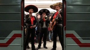 Мексиканцы в метро Тбилиси