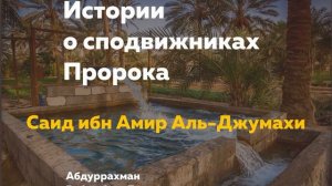 Истории о сподвижниках. Саид ибн Амир Аль-Джумахи