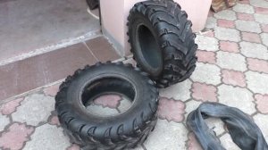 Резина от квадроцикла для Оки часть 1