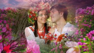 Украинская песня - Там, у вишневому саду