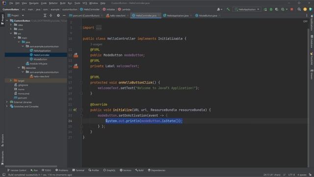 JavaFX - Custom Multi-state Button смотреть онлайн