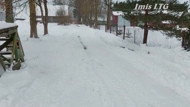 Трактор Т-40 АП. Чистка снега. смотреть онлайн