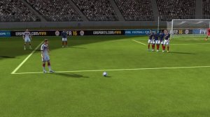 FIFA 16 UT MOBILE MOD OFFLINE-TONI KROOS FREE KICK GOAL!