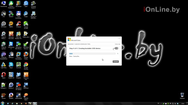 Подготовка установочной флешки для установки Windows 7 (HD) смотреть онлайн