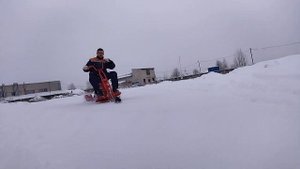 СНЕГОЛЕТ - адаптер для мотоблока "АГАТ"