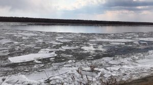 Ледоход на реке Вилюй