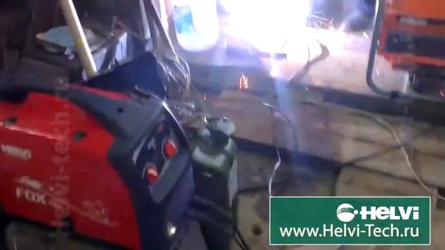 Helvi FOX 180 - работа от генератора смотреть онлайн