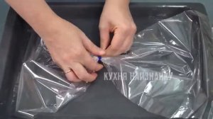 Самые простые рецепты - Рыба с рисом в рукаве