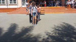 Флешмоб  5 В класса. Флешмоб на последний звонок. Заняли первое место.