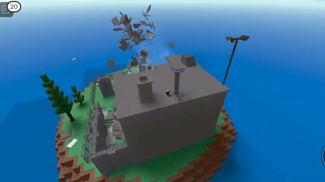 ROBLOXI Я ВЫЖИЛ НА ОСТРОВЕ #торнадо #roblox #роблокс #остров