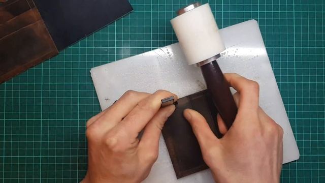 Кошелёк из кожи своими руками | как сделать кошелёк из кожи | выкройка PDF смотреть онлайн