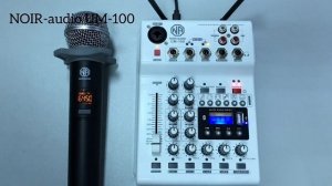 NOIR-audio UM-100 радиосистема с микшером и двумя микрофонами обзор