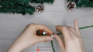 5 НОВОГОДНИХ ПОДЕЛОК ИЗ СИНЕЛЬНОЙ ПРОВОЛОКИ И БУСИН?❄ Christmas