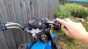 Холодный запуск видавшего виды мотоцикла "Восход-3М"