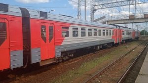 Электропоезд ЭД4М-0343 с сообщением Крутое-Москва(Курский Вокзал).