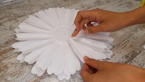 ?? ГИГАНТСКАЯ РОМАШКА из бумаги своими руками DIY