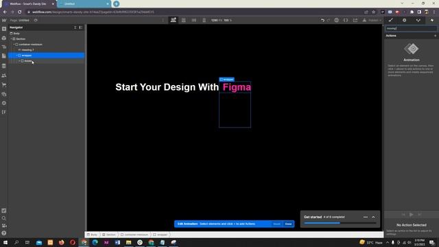 Moving Up and Changing Text effect in webflow without using a Code | changing text animation webflo