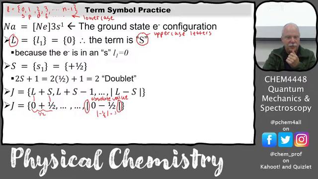 4448 22 L22 Term Symbols and Spin-Orbit Coupling in Atomic Spectroscopy смотреть онлайн