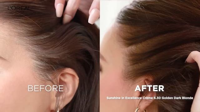 Up Close: Crème 6.30 Golden Dark Blonde | L'Oréal Paris Excellence смотреть онлайн