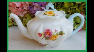 What is tea pots worth info for a beautiful Shelley Fine Bone China Teapot