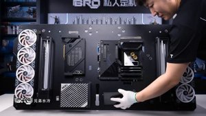 「BRO」4K PC Build Water Cooling Wall Ditched The Chassis.Do You Want This Wall?#pcbuild #watercoolin