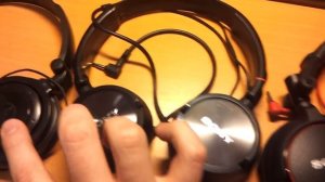 Сравнение и обзор наушников Sony MDR-ZX300, MDR-V55 и AT ATH-SJ3