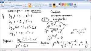логарифмы 10 класс, 1 урок