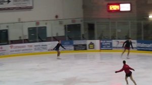 junior bronze freeskate warmup