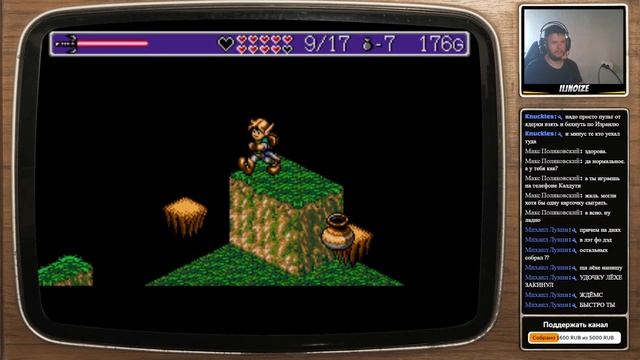 LANDSTALKER: The Treasures of King Nole #2 (SEGA) | РЕТРО СТРИМ смотреть онлайн