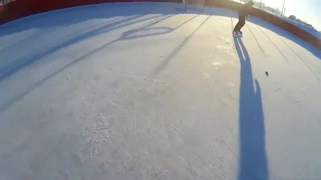 Катаемся на коньках с Серёгой #3. Vlog №3 смотреть онлайн