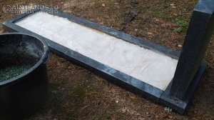 Как оформить цветник на могиле покрытием Art Gravel? Инструкция