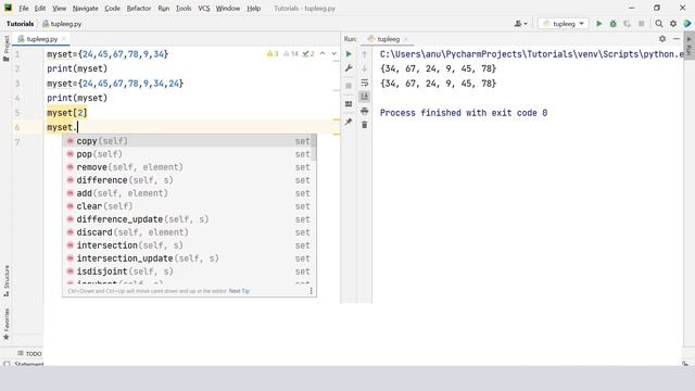 Tuples and Sets in Python | Compare Set, Tuple, List in Python Programming Tutorial in Malayalam