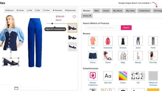 Как создавать образы используя Fashmates смотреть онлайн