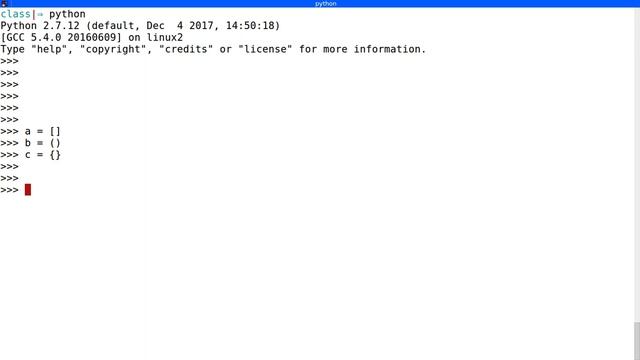 Difference between list, tuple & dist in python
