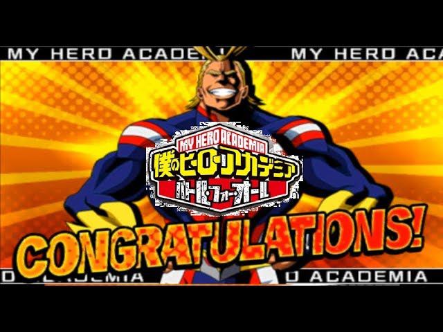 My Hero Academia: Battle for All (Nintendo 3DS) All Might Arcade