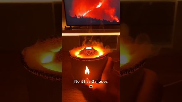 flame humidifier makes rings