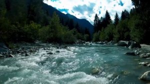 Расслабляющий  Звук Горной Реки для Релаксации.