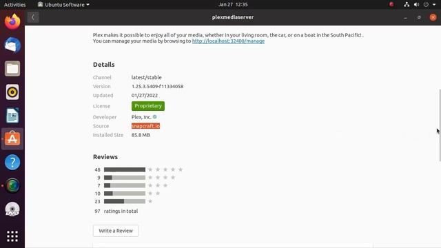 Plex Media Server Snap Not Supported смотреть онлайн