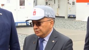 Запуск газотурбинной электростанции Чашкино