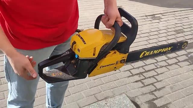 Цепная пила Champion 256 54cc смотреть онлайн