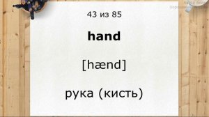 Английские слова на тему Человек. Английские существительные. Человек.