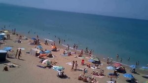 Пляж с. Орловка, Крым. Вид с воздуха. Снято с квадрокоптера